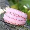 Order  Velvet Saddle Stitch Ribbon - Pink/Red